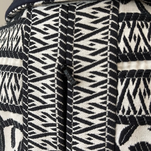 Tory Burch Tweed embroidered jacket with back details black and white size 4 - Picture 11 of 14